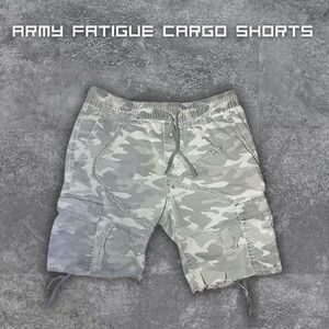 Custom Made “Army Fatigue Cargo Shorts”